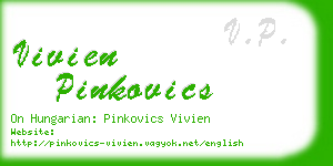 vivien pinkovics business card